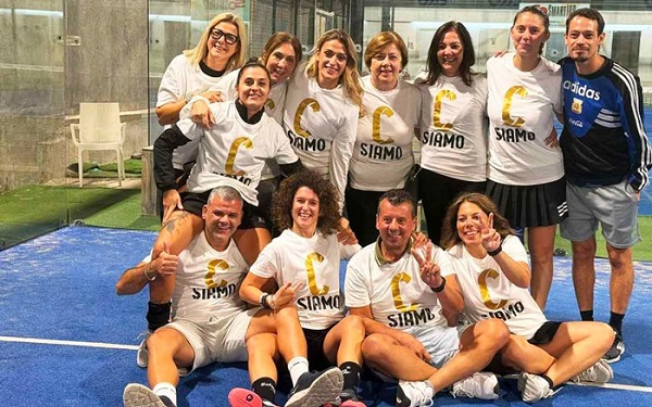 2° squadra femminile padel mirabella